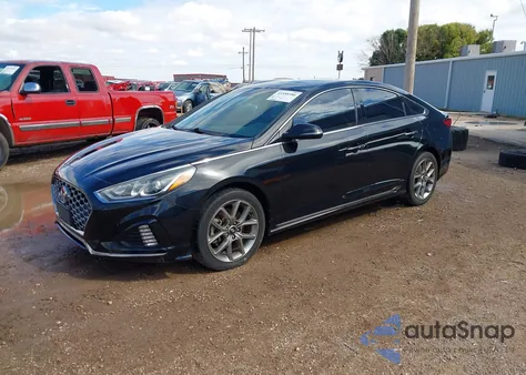 2018 Hyundai Sonata Sport 2.0T from USA, damaged, VIN 5NPE34AB6JH635927